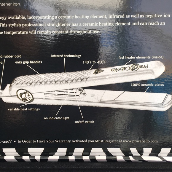 NIB Sutra Professional Magnetic Plates Hair Straightener in Limited Zebra Print - Picture 7 of 12